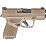 Pistolet semi-automatique Springfield Armory HELLCAT, calibre 9 mm, canon de 3 pouces, capacité 13+1 cartouches, coloris Desert FDE